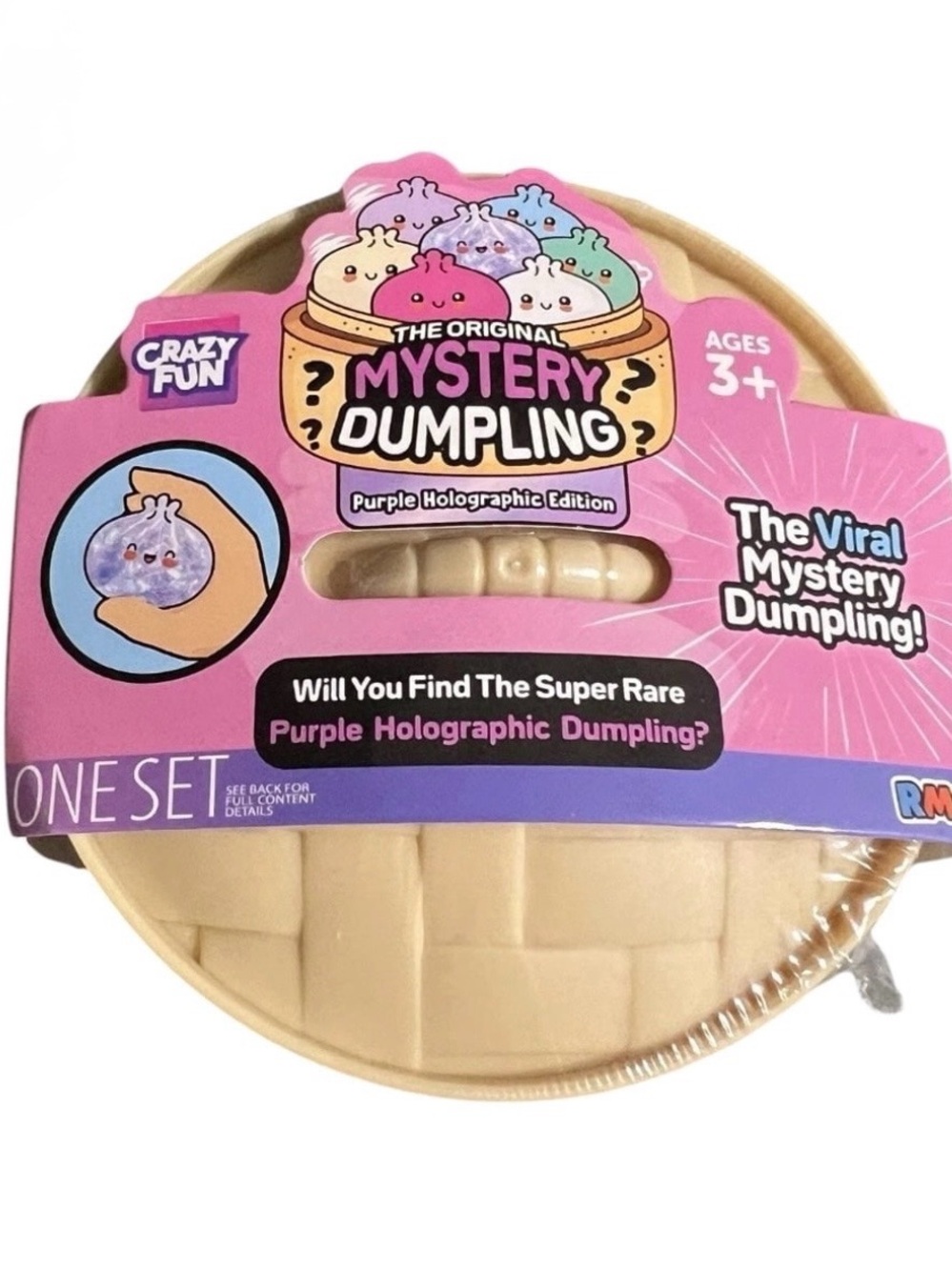 VIRAL Original Mystery Dumpling Purple HOLOGRAPHIC Edition Toy!!